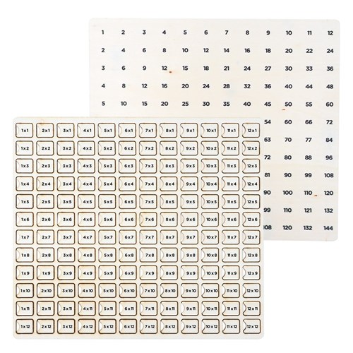 Wooden Times Table - Each