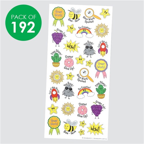 Positivity Stickers - Pack of 192