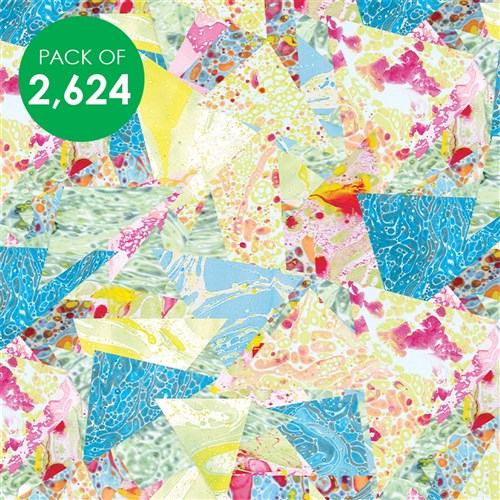 Marbled Paper Pieces - Pack of 2,624