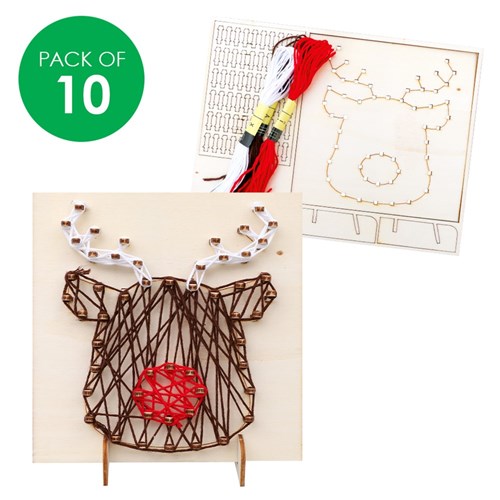 String Art Kit - Reindeer - Pack of 10