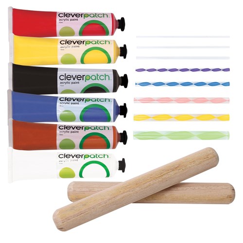 Dot Painting Clap Sticks Bumper Pack