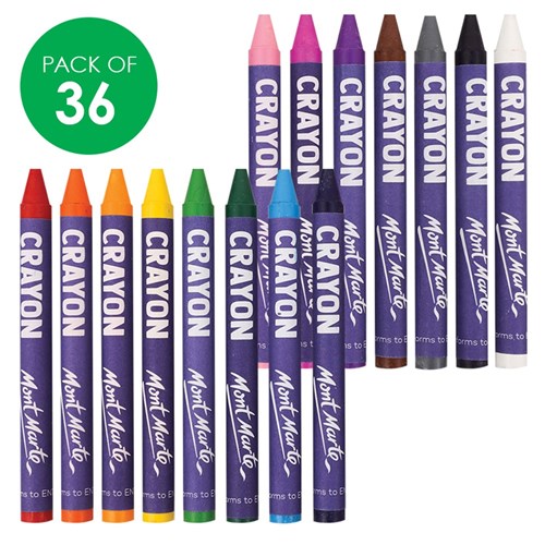 Mont Marte Crayons - Pack of 36
