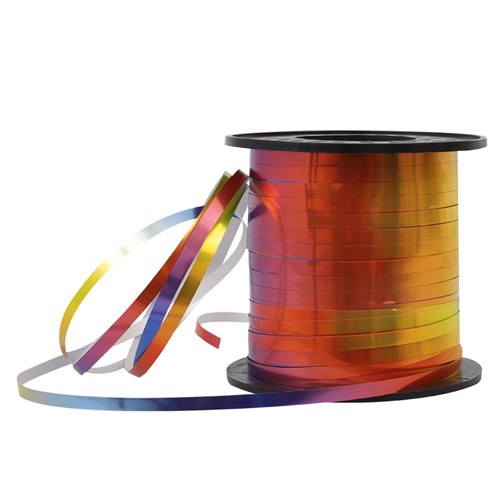 Metallic Curling Ribbon - Rainbow - 225m