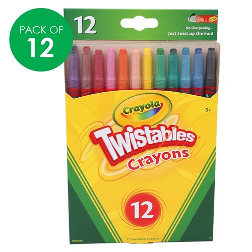 Crayola Twistables Crayons - Pack of 12
