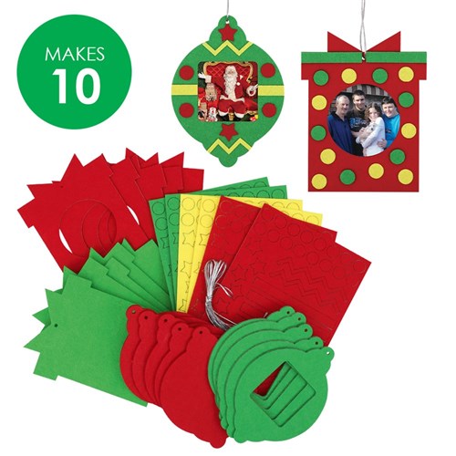 Felt Christmas Frames Bumper Pack - Makes 10 Frames