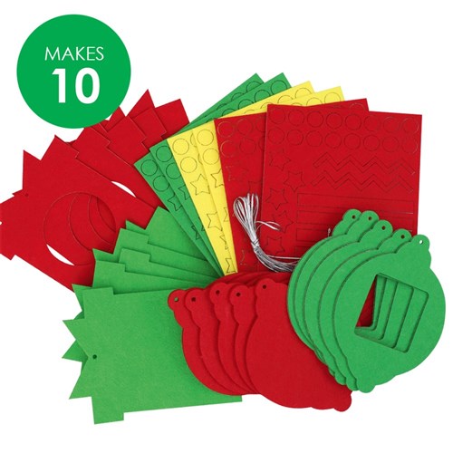 Felt Christmas Frames Bumper Pack - Makes 10 Frames