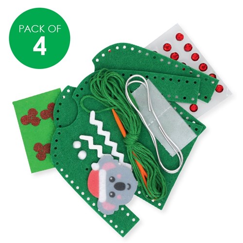Felt Aussie Christmas Mini Jumpers CleverKit Multi Pack - Pack of 4