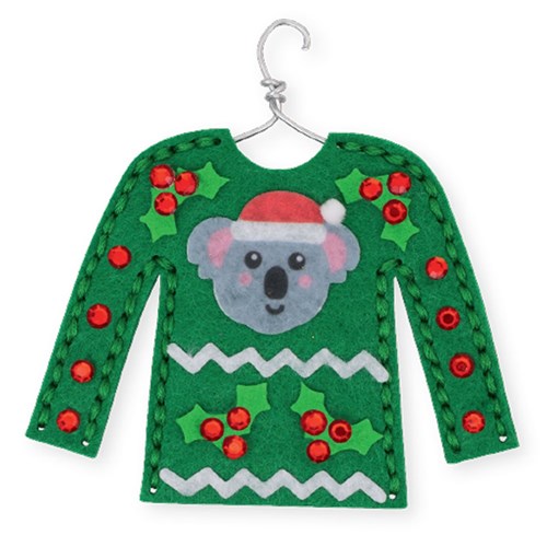 Felt Aussie Christmas Mini Jumpers CleverKit Multi Pack - Pack of 4