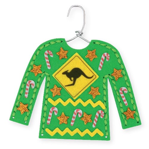 Felt Aussie Christmas Mini Jumpers CleverKit Multi Pack - Pack of 4