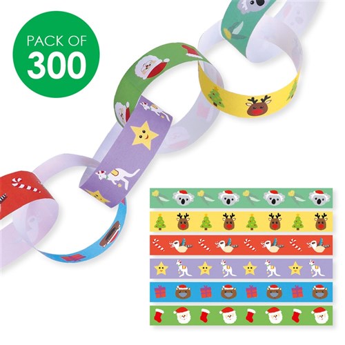 Christmas Paper Chains - Pack of 300