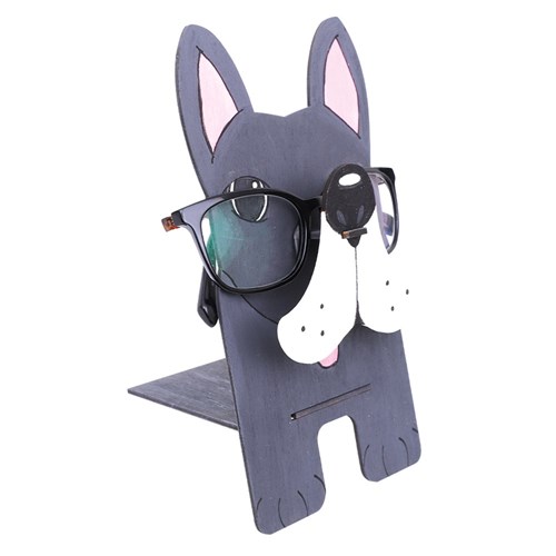 Wooden Standing Glasses Holder - Dog - Each