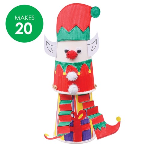 Paper Cup Jumping Elves Group Pack