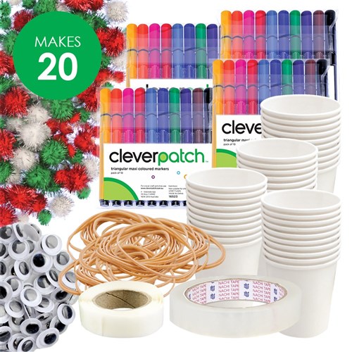 Paper Cup Jumping Elves Group Pack