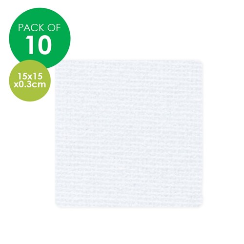 Canvas Panel Art Boards - Square - Pack of 10