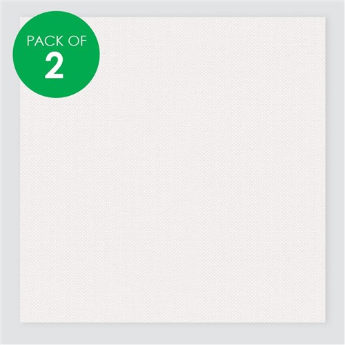 Canvas Panel Art Board - Large Square - 30.5 x 30.5cm - Pack of 2