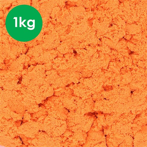 CleverPatch Sensory Magic Sand - Orange - 1kg Tub