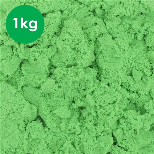 CleverPatch Sensory Magic Sand - Green - 1kg Tub