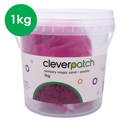 CleverPatch Sensory Magic Sand - Purple - 1kg Tub