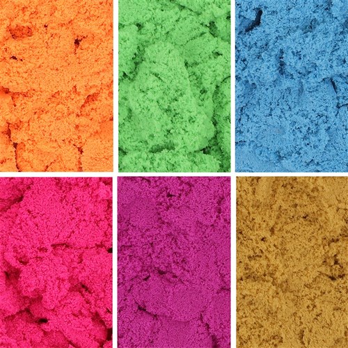CleverPatch Sensory Magic Sand - 1kg Tub - Set of 6 Colours