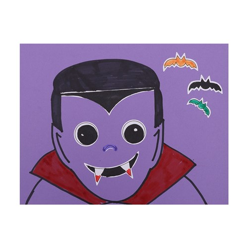 Halloween Colour In Stickers - Pack of 210