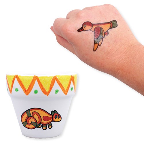 Temporary Tattoos - Indigenous Designed Animals - Pack of 50