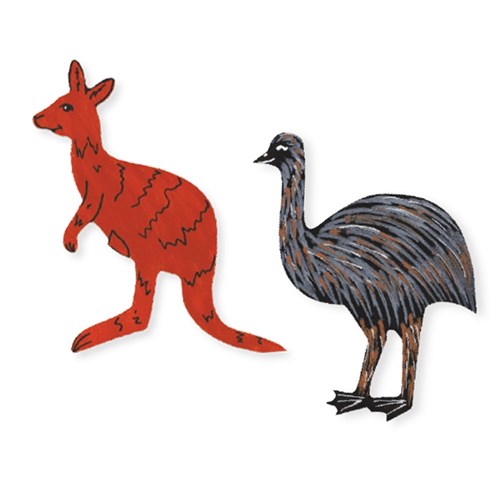 Wooden Australian Animals - Pack of 24