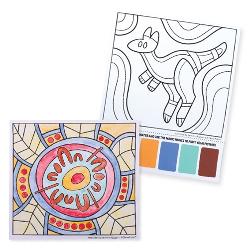 Magic Painting Pictures - Indigenous Designs - Pack of 10