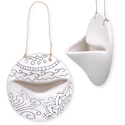 Porcelain Hanging Planter - Each