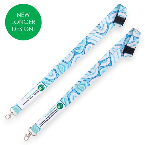 Indigenous Designed Lanyard - Ocean - Each