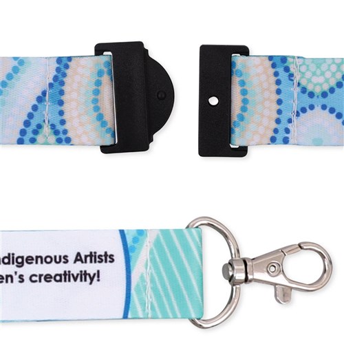 Indigenous Designed Lanyard - Ocean - Each