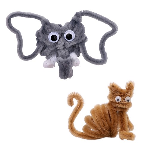 Chenille Stems - Animal - Pack of 100