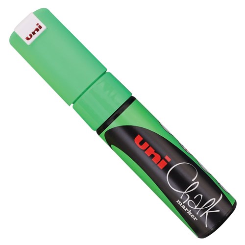 Uni Liquid Chalk Marker - Chisel Tip - Green