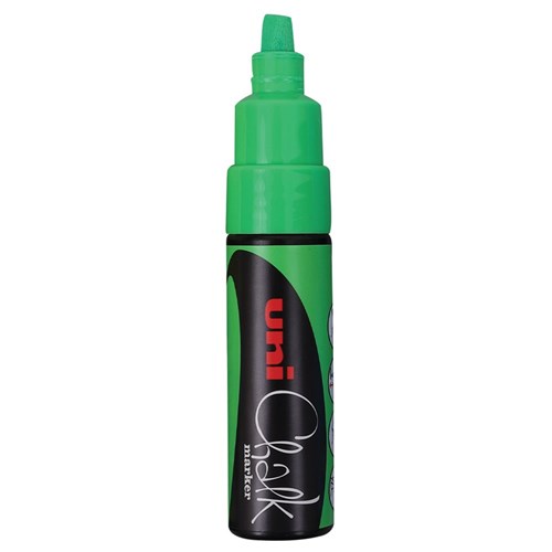 Uni Liquid Chalk Marker - Chisel Tip - Green