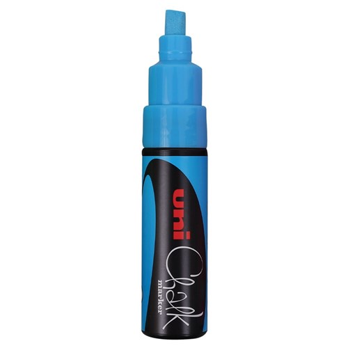 Uni Liquid Chalk Marker - Chisel Tip - Blue