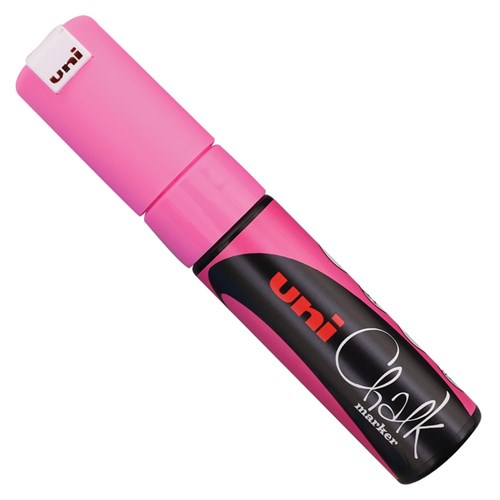 Uni Liquid Chalk Marker - Chisel Tip - Pink