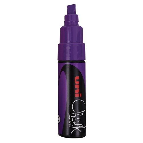 Uni Liquid Chalk Marker - Chisel Tip - Purple