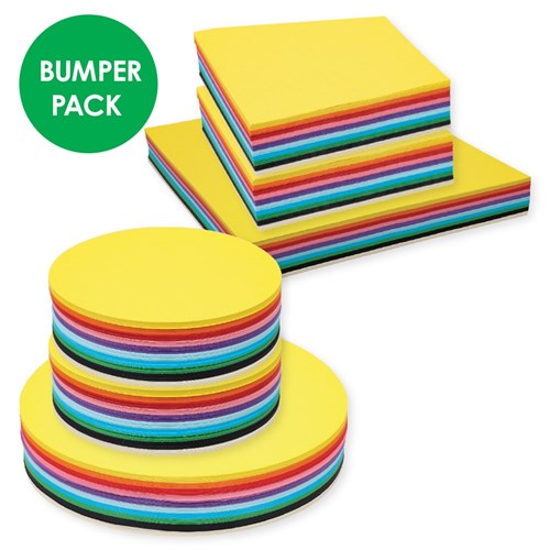Matt Paper Shapes Bumper Pack