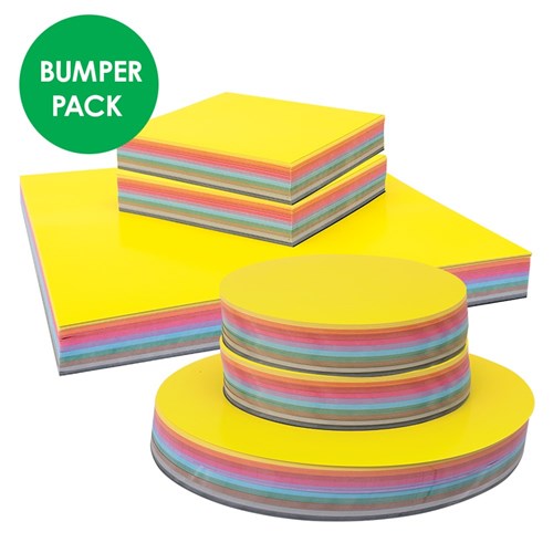 Gloss Paper Shapes Bumper Pack