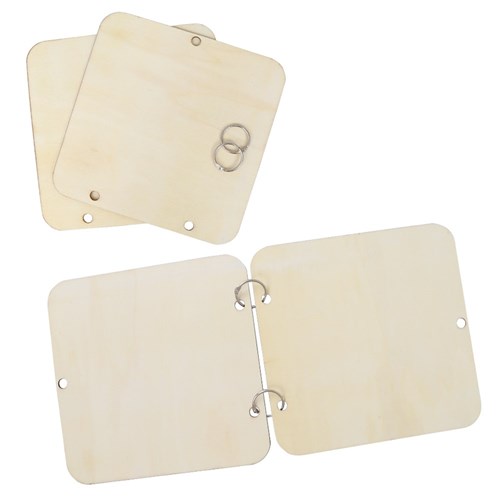 Wooden Scrapbook Covers - Pack of 10