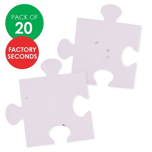 FACTORY SECONDS Giant Cardboard Puzzle Pieces - Pack of 20