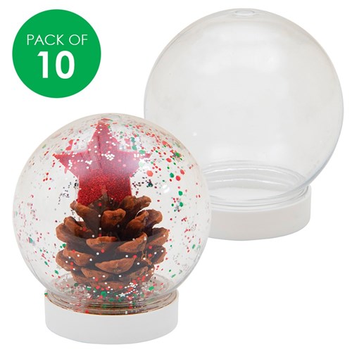 Creatistics Snow Globes - Pack of 10
