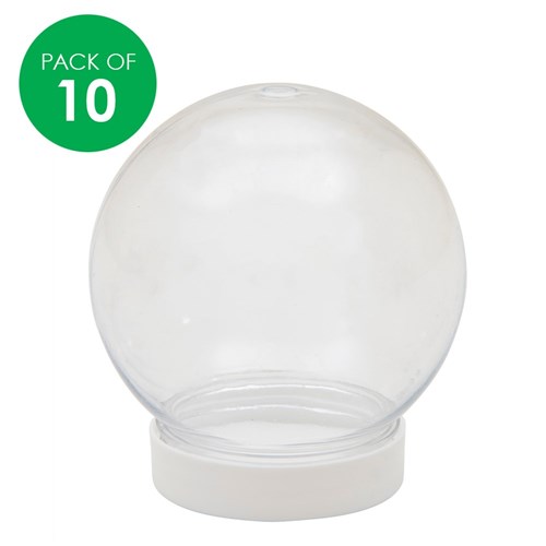 Creatistics Snow Globes - Pack of 10