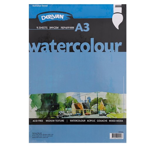 Watercolour Paper Pad - A3 - 15 Sheets