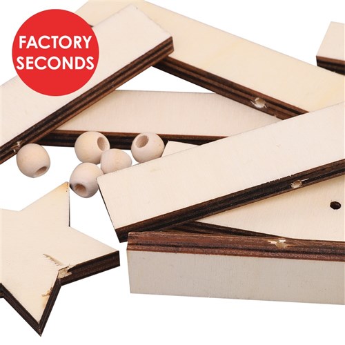 FACTORY SECONDS Wooden Panel Christmas Tree - Each