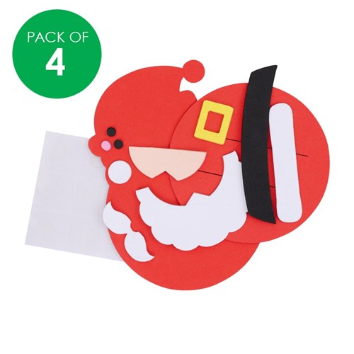 Foam Christmas Gift Card Holders CleverKit Multi Pack - Pack of 4