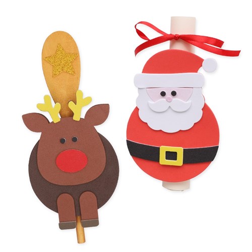 Foam Christmas Characters CleverKit Multi Pack - Pack of 4