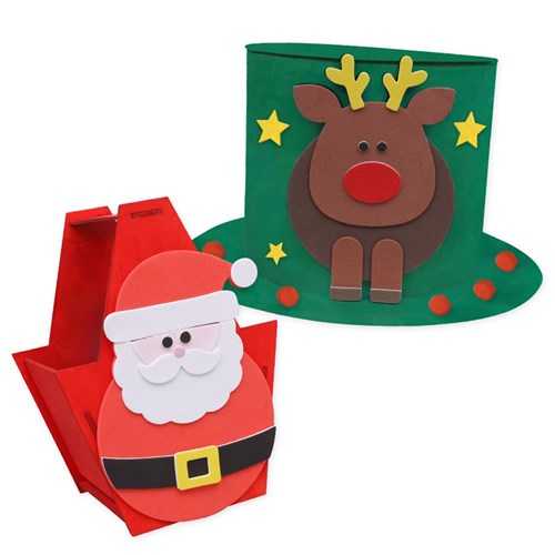 Foam Christmas Characters CleverKit Multi Pack - Pack of 4