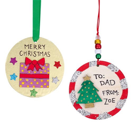 Mini Wooden Christmas Shapes - Pack of 48