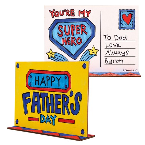 Wooden Standing Postcards - Pack of 10