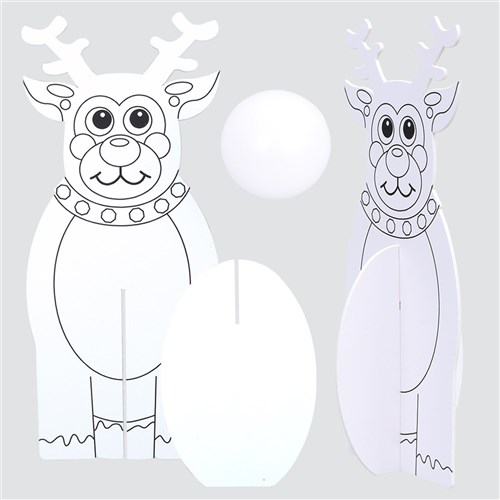 Cardboard Reindeer Skittles Game - Each Set